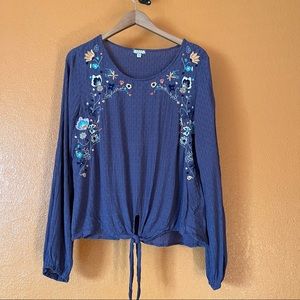 Lovely Embroidered Top by Eyeshadow